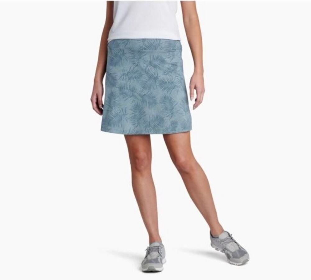 Kuhl Skyla A-Line Skirt in Eucalyptus Green Womens Size L *EUC